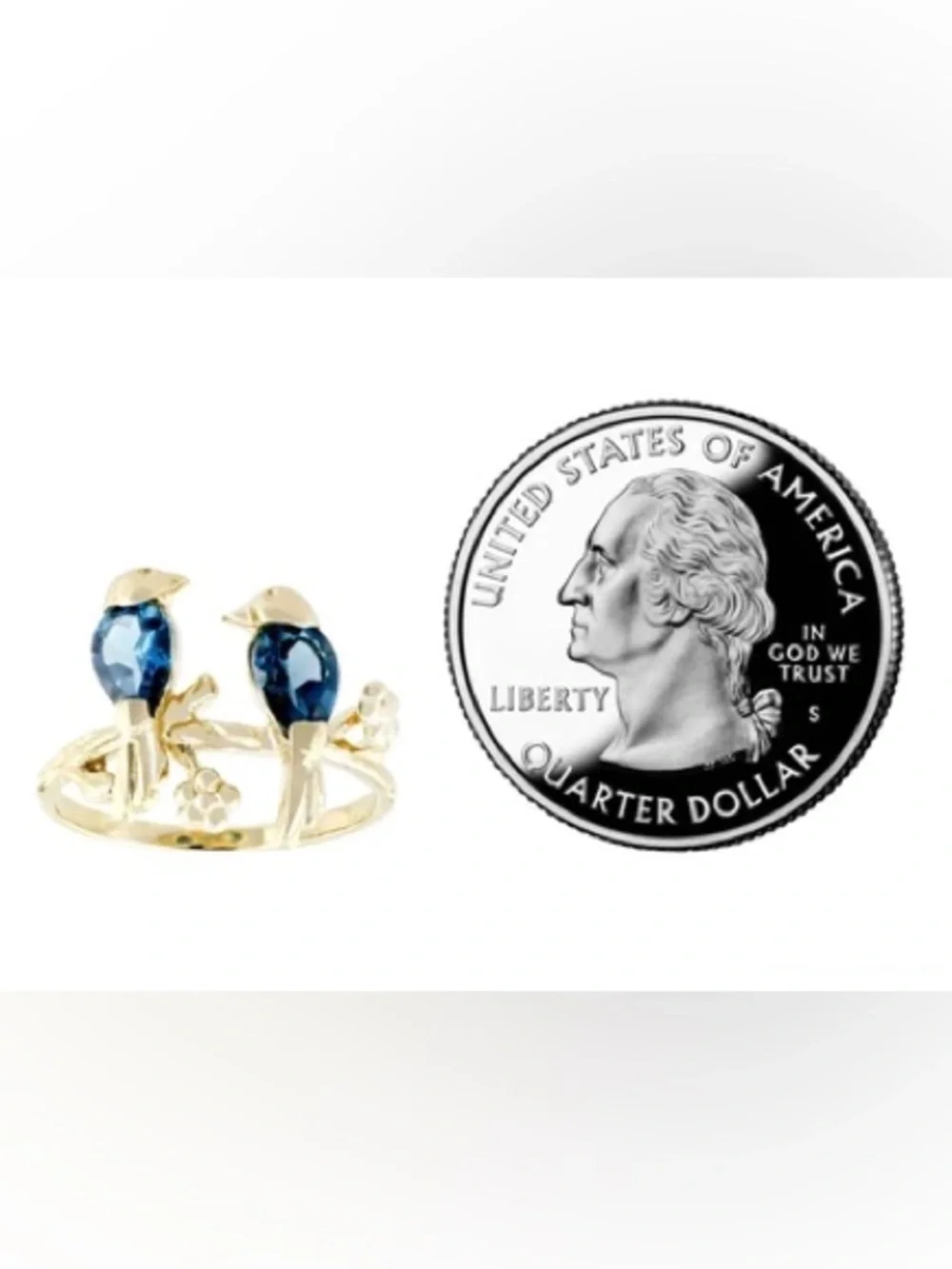 London Blue Topaz 18k Yellow Gold Over Sterling Silver 